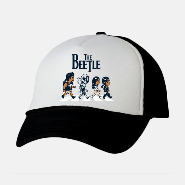 Blue Abbey-Unisex-Trucker-Hat-estudiofitas