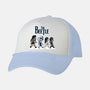 Blue Abbey-Unisex-Trucker-Hat-estudiofitas