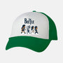 Blue Abbey-Unisex-Trucker-Hat-estudiofitas