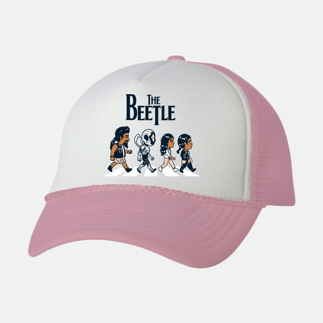 Blue Abbey-Unisex-Trucker-Hat-estudiofitas