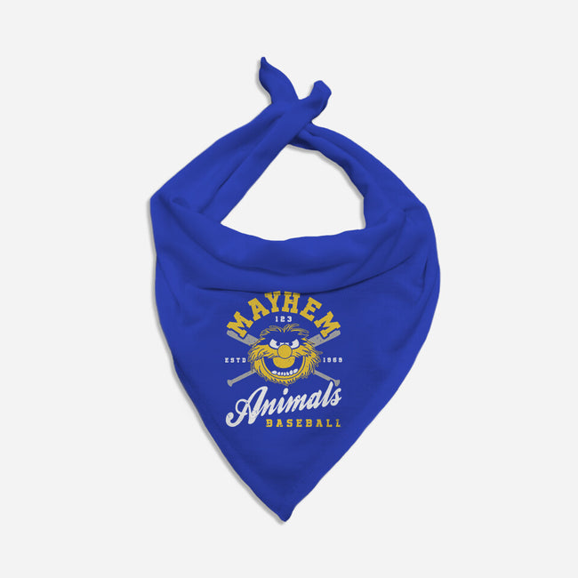 Mayhem Baseball-Cat-Bandana-Pet Collar-retrodivision