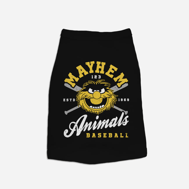 Mayhem Baseball-Dog-Basic-Pet Tank-retrodivision