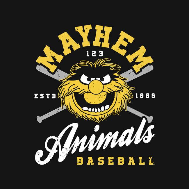 Mayhem Baseball-None-Removable Cover w Insert-Throw Pillow-retrodivision