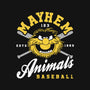 Mayhem Baseball-None-Removable Cover w Insert-Throw Pillow-retrodivision