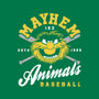 Mayhem Baseball-Cat-Adjustable-Pet Collar-retrodivision