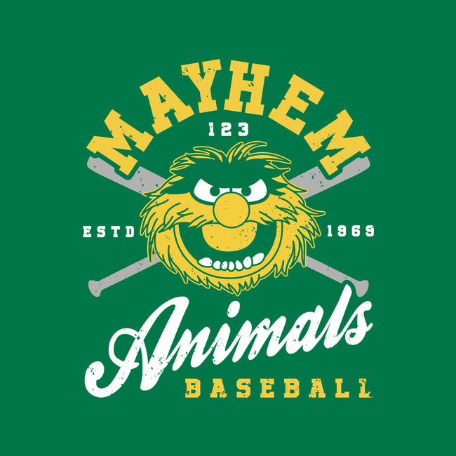 Mayhem Baseball-Womens-Basic-Tee-retrodivision