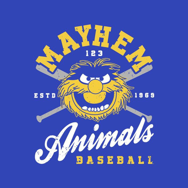 Mayhem Baseball-None-Non-Removable Cover w Insert-Throw Pillow-retrodivision