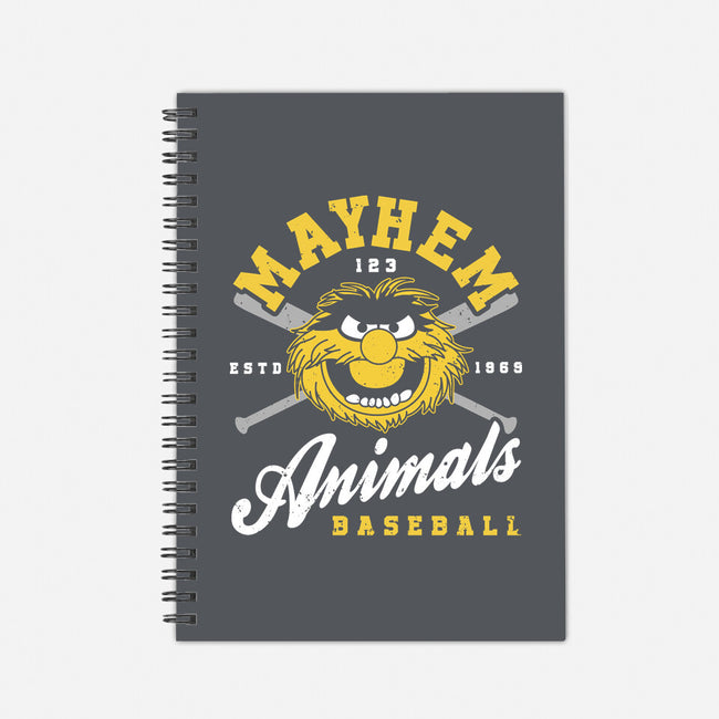 Mayhem Baseball-None-Dot Grid-Notebook-retrodivision