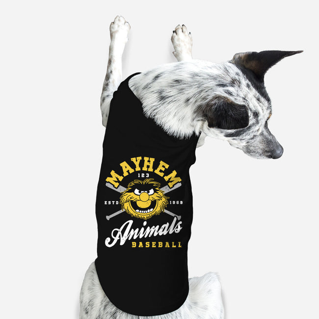 Mayhem Baseball-Dog-Basic-Pet Tank-retrodivision