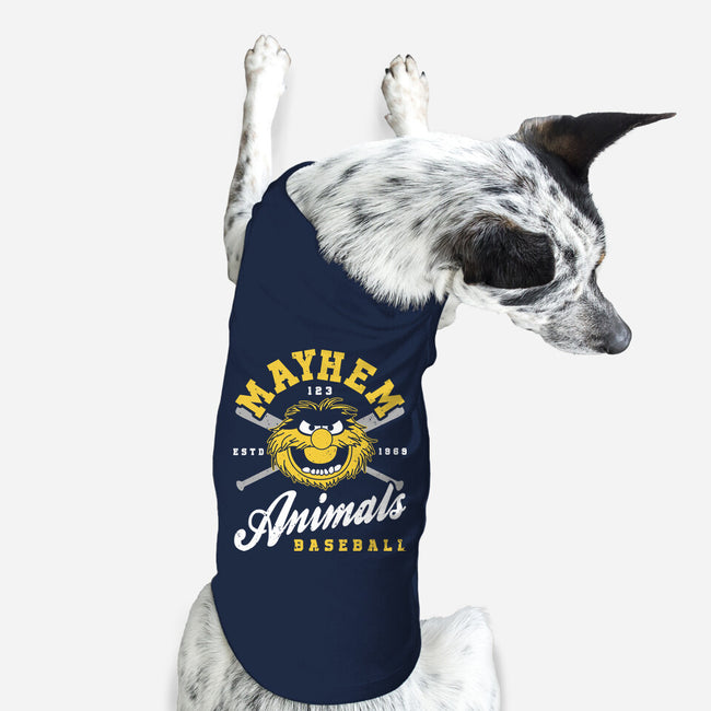 Mayhem Baseball-Dog-Basic-Pet Tank-retrodivision