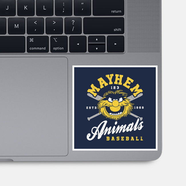 Mayhem Baseball-None-Glossy-Sticker-retrodivision