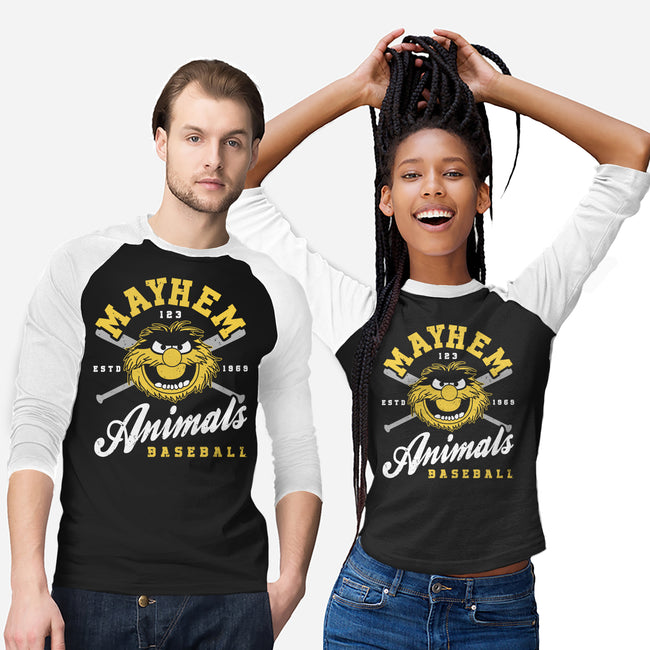 Mayhem Baseball-Unisex-Baseball-Tee-retrodivision