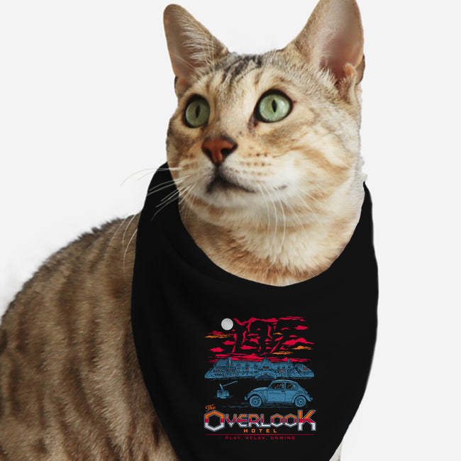 Overlook Hotel-Cat-Bandana-Pet Collar-rocketman_art