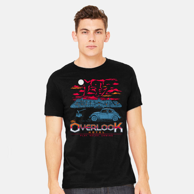 Overlook Hotel-Mens-Heavyweight-Tee-rocketman_art