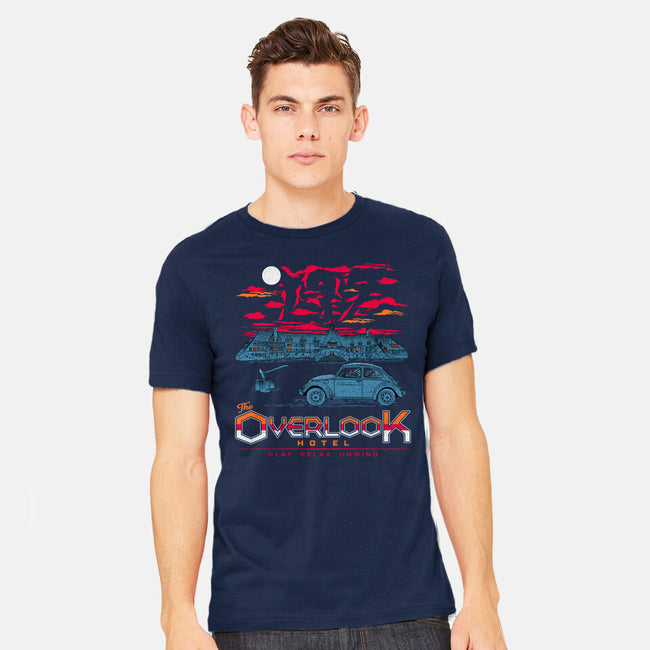 Overlook Hotel-Mens-Heavyweight-Tee-rocketman_art