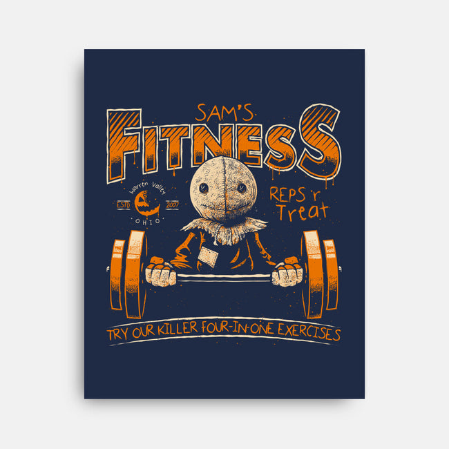 Sam's Fitness-None-Stretched-Canvas-teesgeex