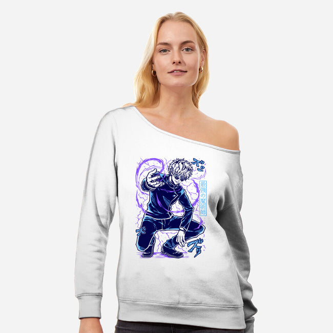 The Honored One-Womens-Off Shoulder-Sweatshirt-Panchi Art