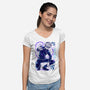 The Honored One-Womens-V-Neck-Tee-Panchi Art