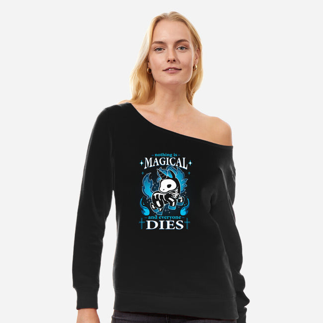 Everyone Dies-Womens-Off Shoulder-Sweatshirt-Vallina84