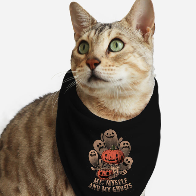 My Ghosts-Cat-Bandana-Pet Collar-Studio Mootant