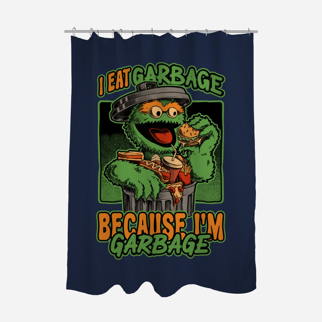 I'm Garbage-None-Polyester-Shower Curtain-Studio Mootant