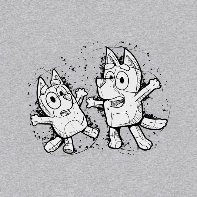 Cartoon Dog Sketch-Youth-Pullover-Sweatshirt-nickzzarto