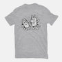 Cartoon Dog Sketch-Womens-Basic-Tee-nickzzarto