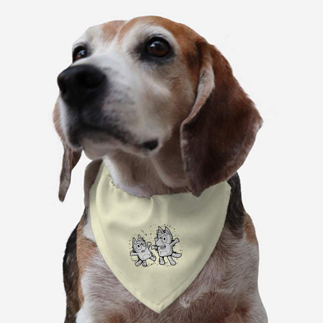 Cartoon Dog Sketch-Dog-Adjustable-Pet Collar-nickzzarto
