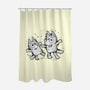Cartoon Dog Sketch-None-Polyester-Shower Curtain-nickzzarto