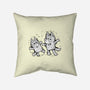 Cartoon Dog Sketch-None-Non-Removable Cover w Insert-Throw Pillow-nickzzarto