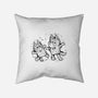 Cartoon Dog Sketch-None-Non-Removable Cover w Insert-Throw Pillow-nickzzarto