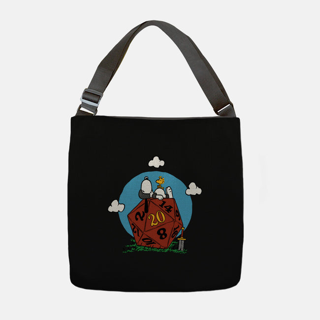 Comic Dog RPG-None-Adjustable Tote-Bag-Studio Mootant