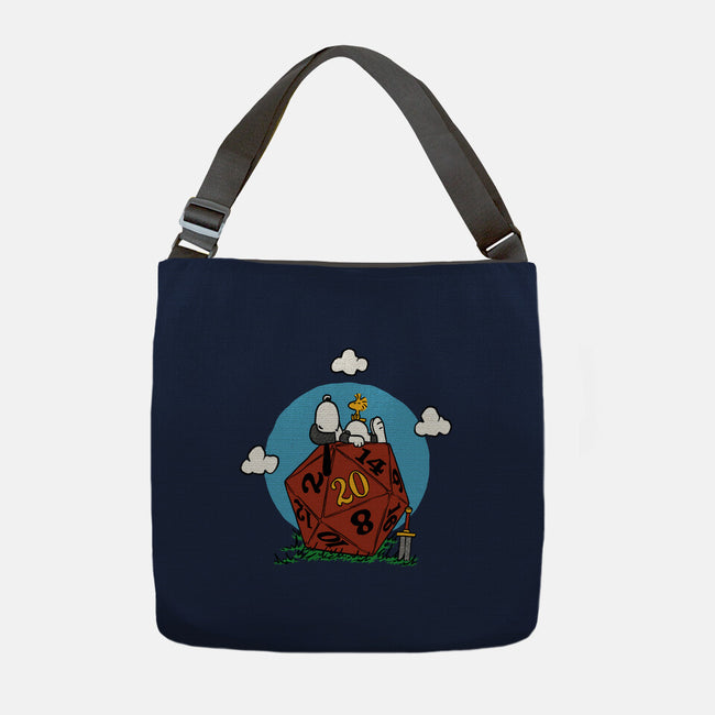 Comic Dog RPG-None-Adjustable Tote-Bag-Studio Mootant