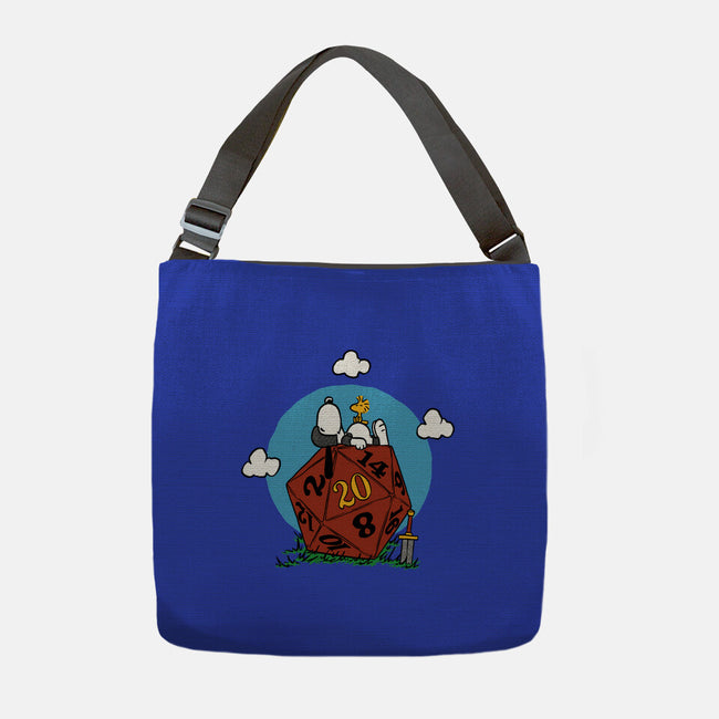 Comic Dog RPG-None-Adjustable Tote-Bag-Studio Mootant