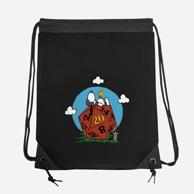 Comic Dog RPG-None-Drawstring-Bag-Studio Mootant