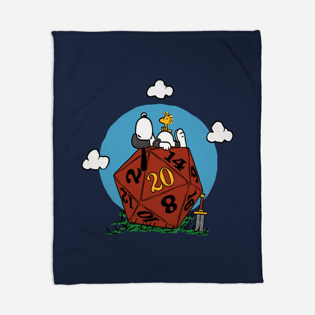 Comic Dog RPG-None-Fleece-Blanket-Studio Mootant