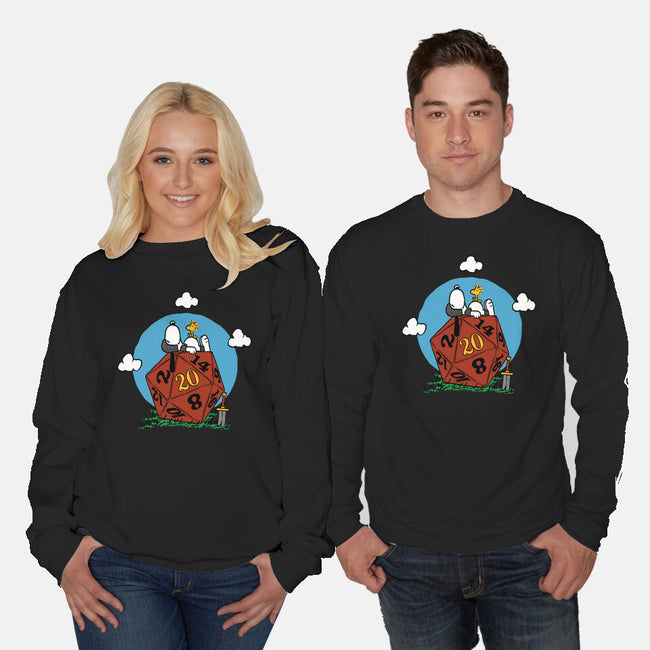 Comic Dog RPG-Unisex-Crew Neck-Sweatshirt-Studio Mootant