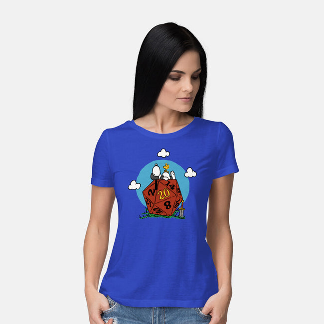 Comic Dog RPG-Womens-Basic-Tee-Studio Mootant