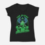 Aliens Probed Me-Womens-V-Neck-Tee-Studio Mootant