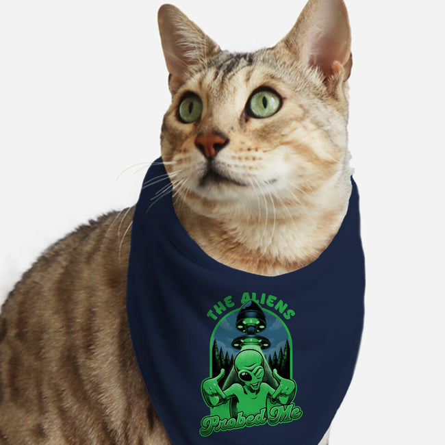 Aliens Probed Me-Cat-Bandana-Pet Collar-Studio Mootant