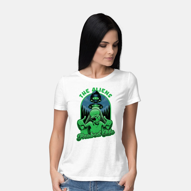 Aliens Probed Me-Womens-Basic-Tee-Studio Mootant