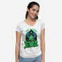 Aliens Probed Me-Womens-V-Neck-Tee-Studio Mootant