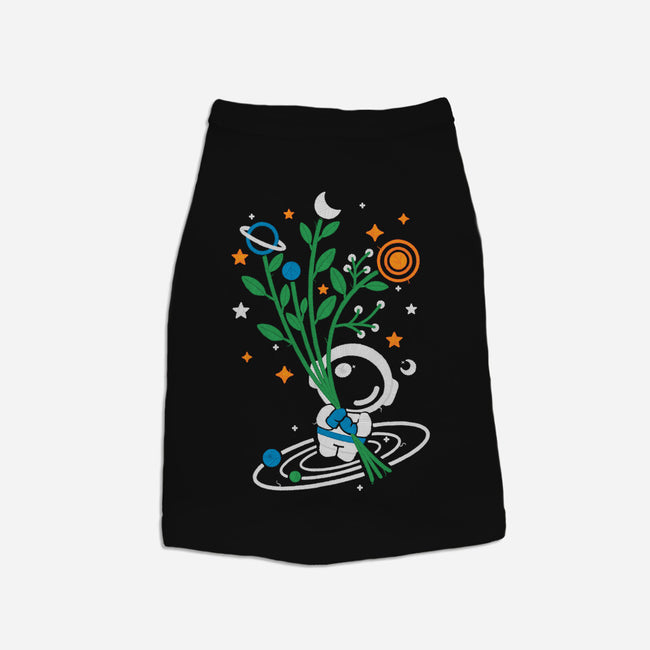 Astronaut Embroidery-Dog-Basic-Pet Tank-NemiMakeit