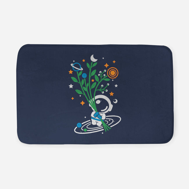 Astronaut Embroidery-None-Memory Foam-Bath Mat-NemiMakeit