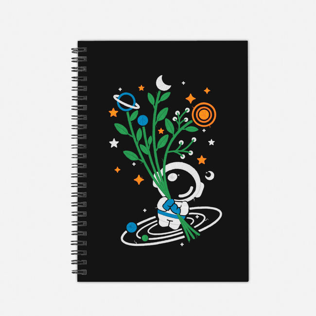 Astronaut Embroidery-None-Dot Grid-Notebook-NemiMakeit