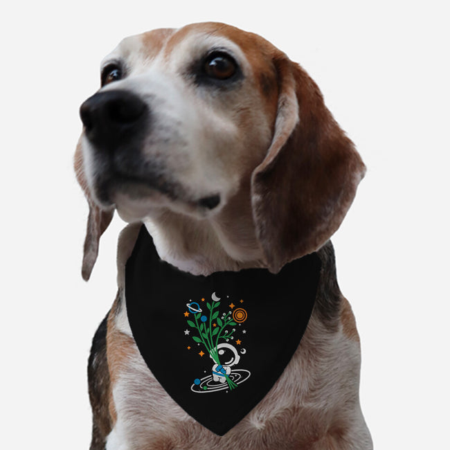 Astronaut Embroidery-Dog-Adjustable-Pet Collar-NemiMakeit