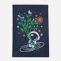 Astronaut Embroidery-None-Outdoor-Rug-NemiMakeit