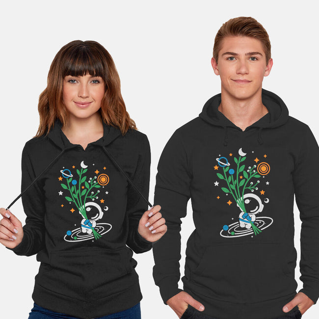 Astronaut Embroidery-Unisex-Pullover-Sweatshirt-NemiMakeit