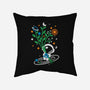 Astronaut Embroidery-None-Removable Cover-Throw Pillow-NemiMakeit
