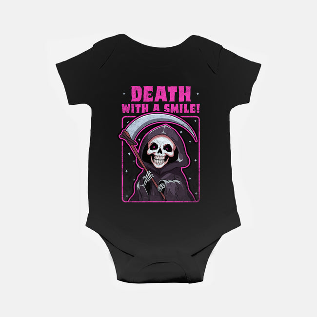 Death With A Smile-Baby-Basic-Onesie-fanfreak1